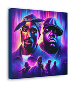 Hip-Hop Legends: The Luminaries Canvas Canvas Printify   