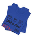 Divine Soul The Spiritual Essence Unisex Tee in M yellow, crafted for comfort and S style