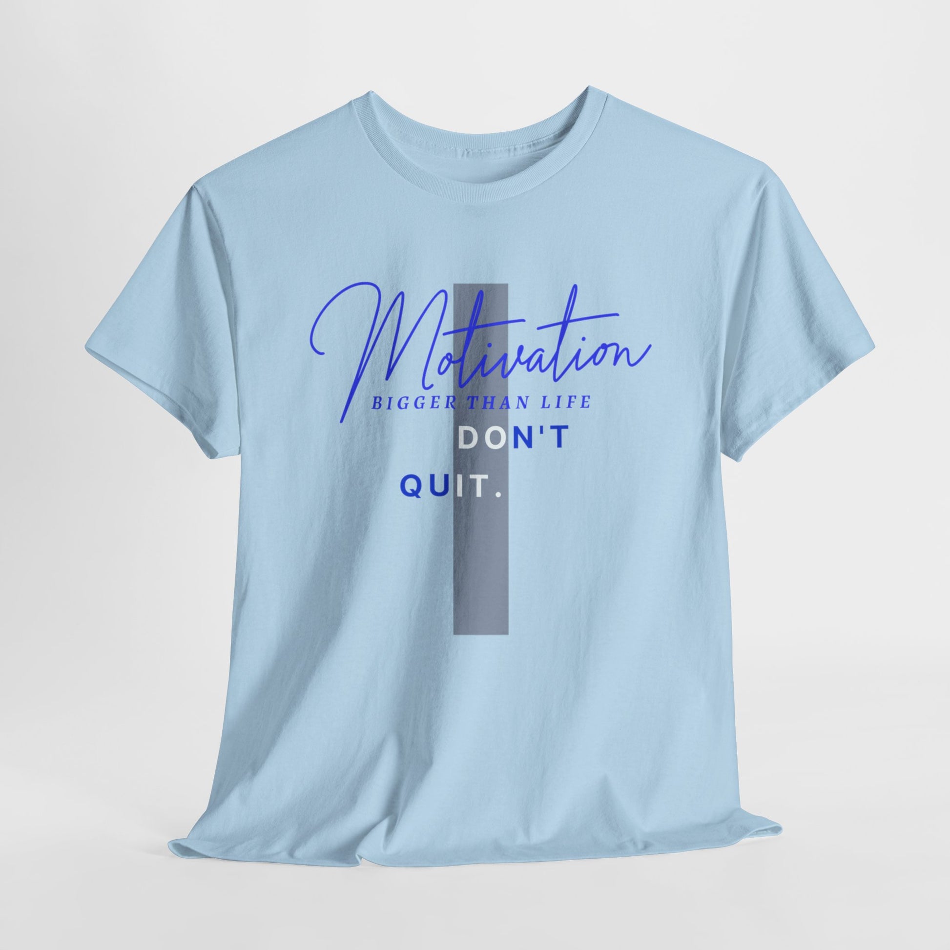 Sophisticated Persevere T-Shirt  Unisex Heavy Cotton Tee in Light Blue, for fashion-forward individuals.