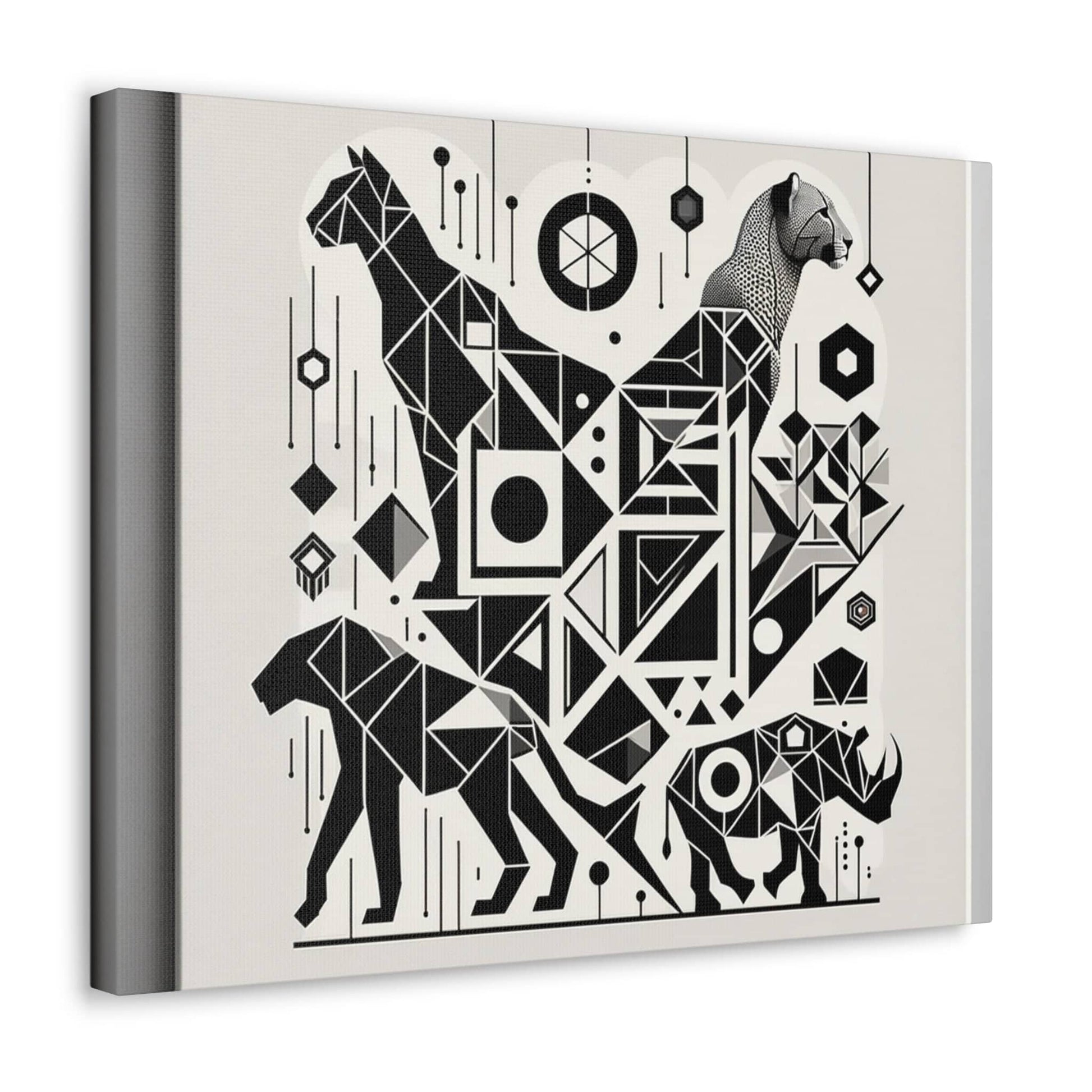 Monochrome Menagerie Canvas Art Canvas Bigger Than Life   