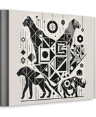 Monochrome Menagerie Canvas Art Canvas Bigger Than Life   