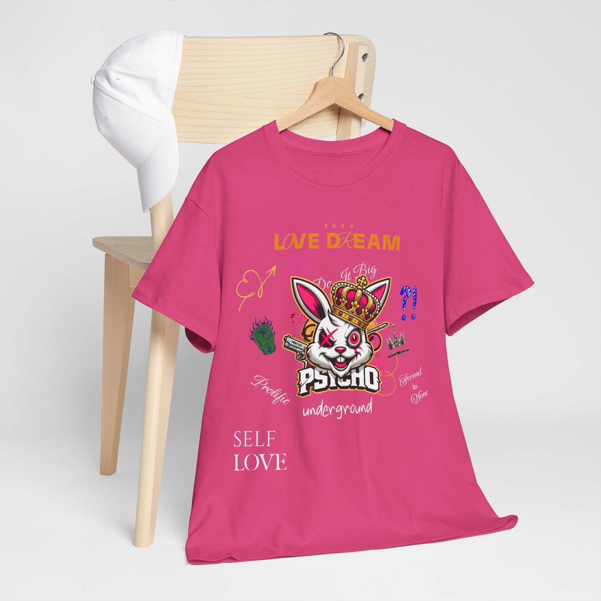 Psycho Bunny “Love Dream” Streetwear Graphic Tee