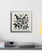 Monochrome Menagerie Canvas Art Canvas Bigger Than Life   