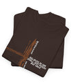 Faith and Strength Inspirational Tee in S dark heather, perfect for S staying on-trend in any S season