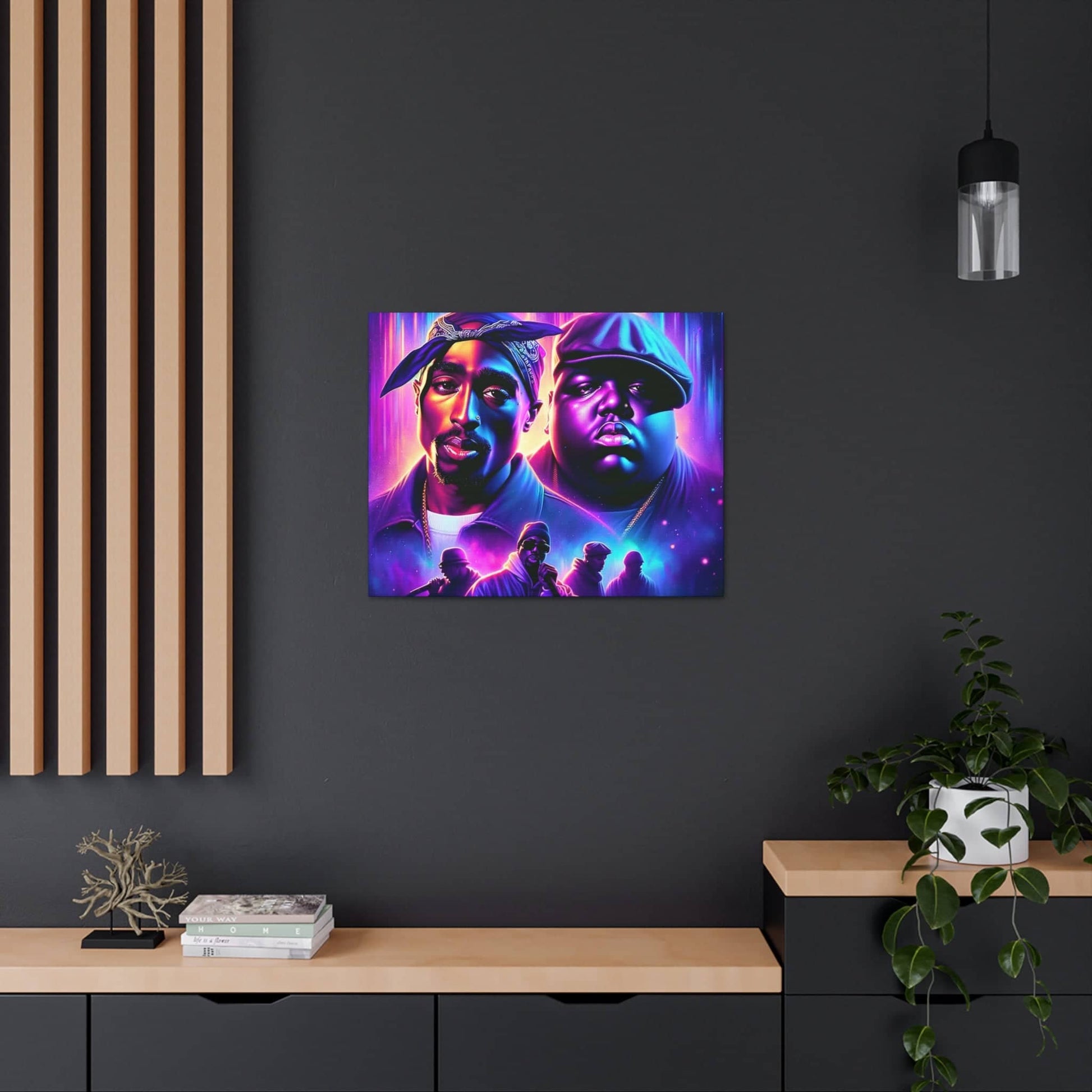 Hip-Hop Legends: The Luminaries Canvas Canvas Printify 30″ x 24″ 1.25" 