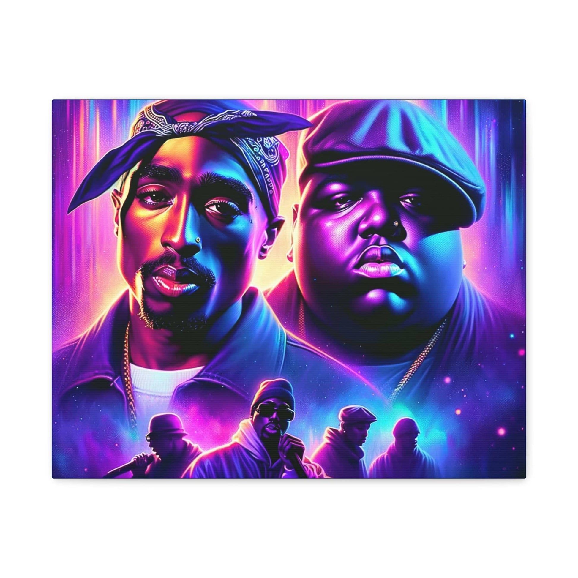 Hip-Hop Legends: The Luminaries Canvas Canvas Printify   