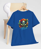 Silent Prince Unisex Heavy Cotton Tee in L tropical blue, a versatile piece for casual wear