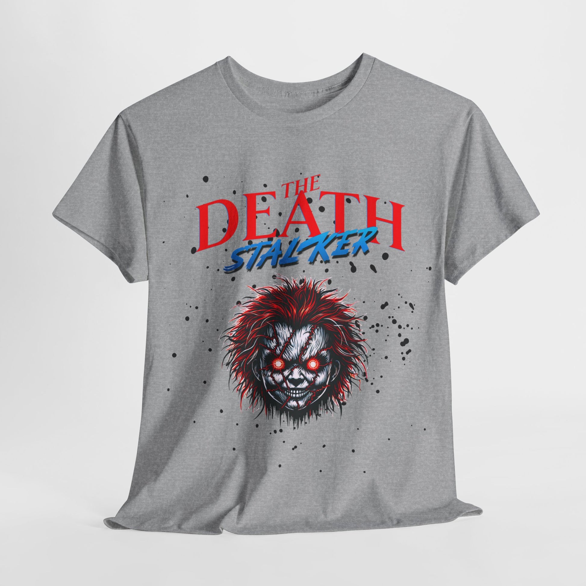 The Death Stalker Unisex Heavy Cotton Tee - Bold Horror-Inspired Design