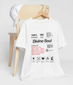 Divine Soul The Spiritual Essence Unisex Tee in M Silver, perfect for S staying on-trend in any S season