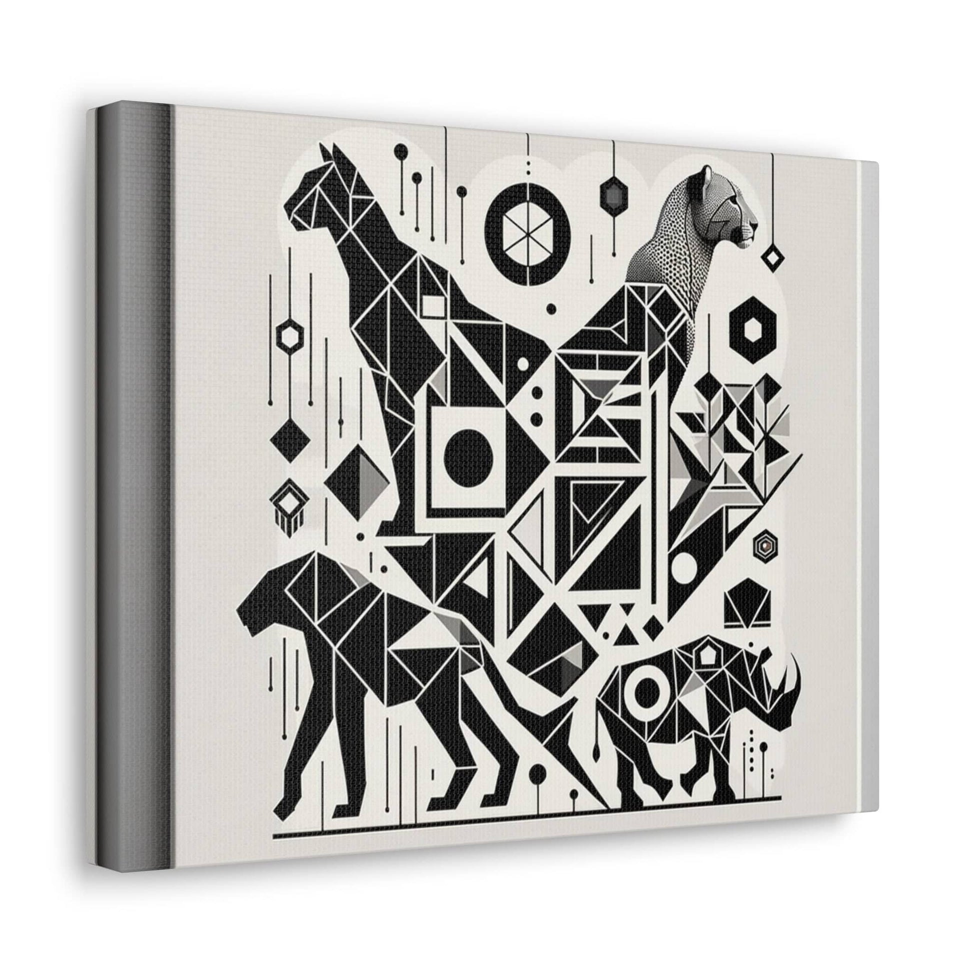 Monochrome Menagerie Canvas Art Canvas Bigger Than Life   