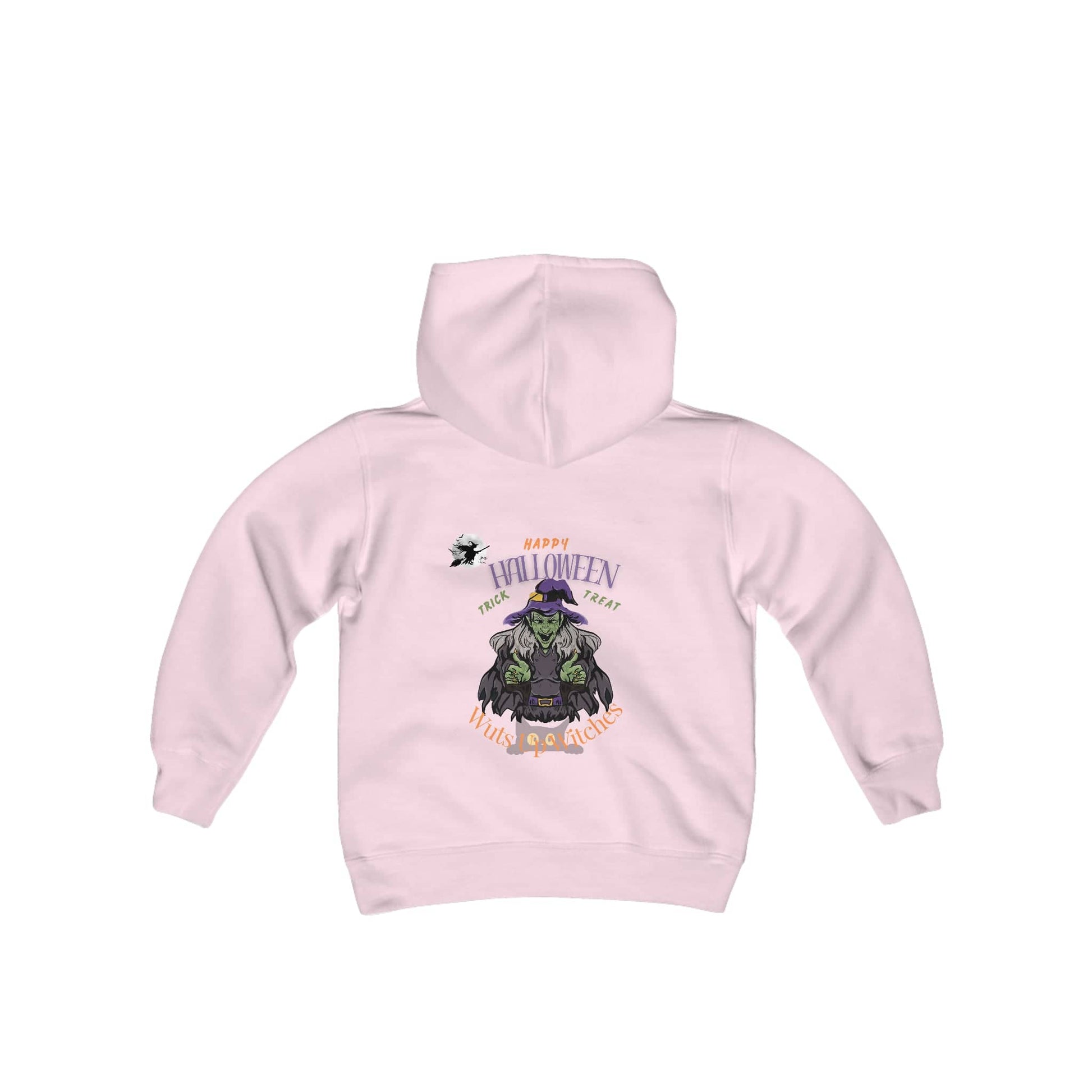 Wuts Up, Witches! Hoodie Kids clothes Bigger Than Life Light Pink S 