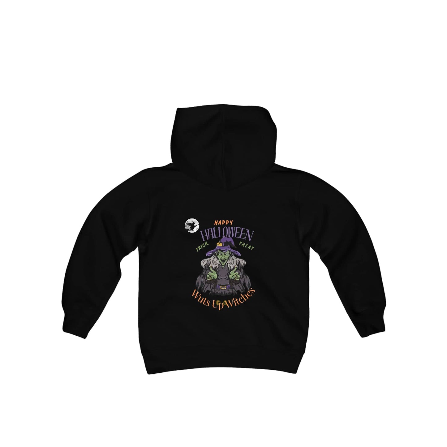 Wuts Up, Witches! Hoodie Kids clothes Bigger Than Life Black S 