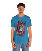 Hip-Hop Harmony Tee Streetwear Graffiti Boombox Mic: Music Notes Infused Hip-Hop Harmony T-Shirt T-Shirt Bigger Than Life Aqua M 