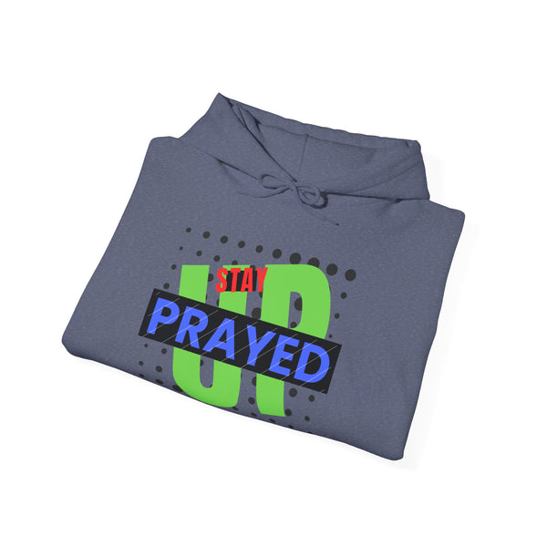 Stay Prayed Up Unisex Hoodie in L Light blue, a must-have for everyday fashion