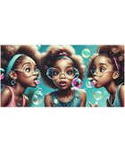 Bubble Dreams Canvas Art – A Playful Journey of Wonder and Joy