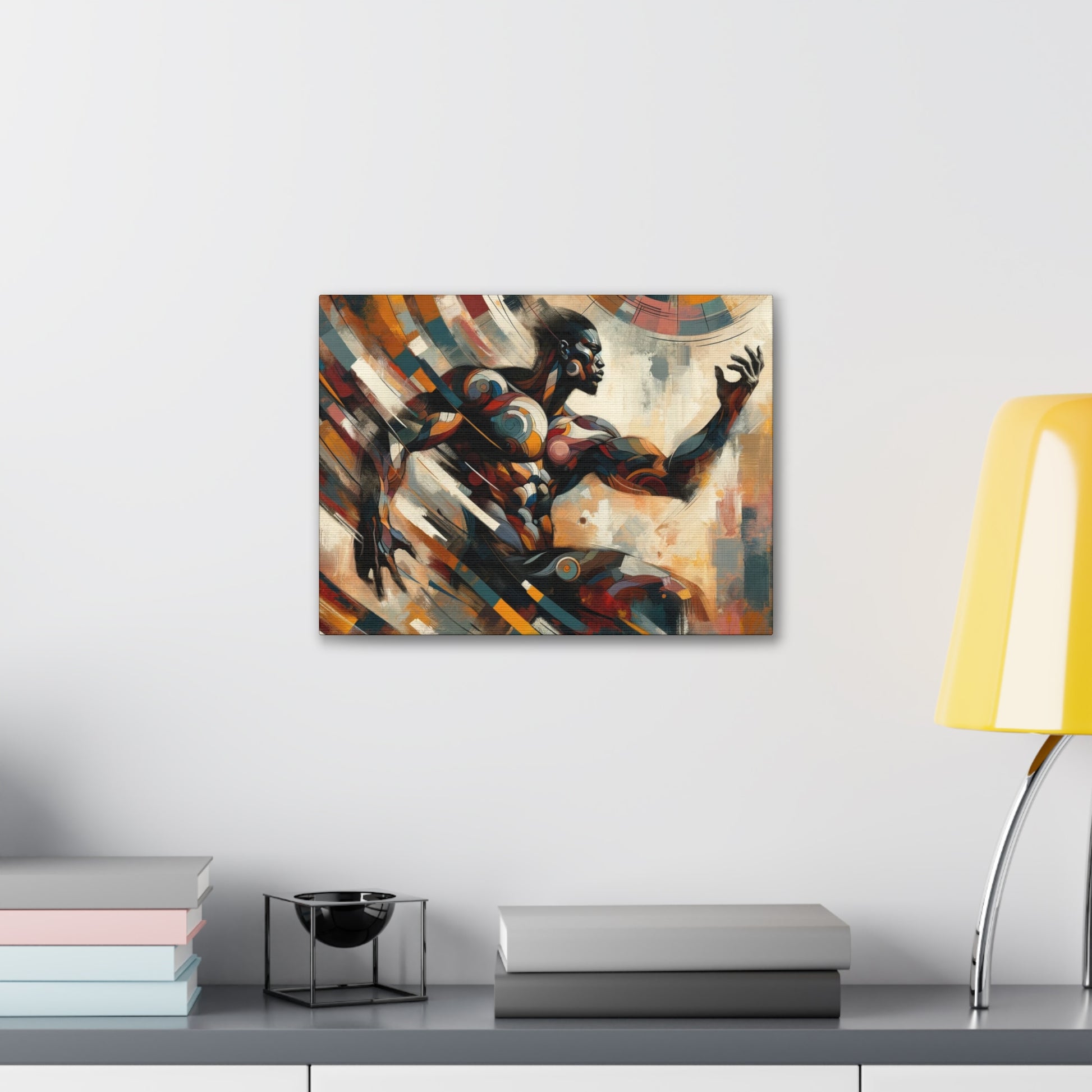 Celestial Rhythms Canvas Art: Cosmic Elegance Meets Modern Motion