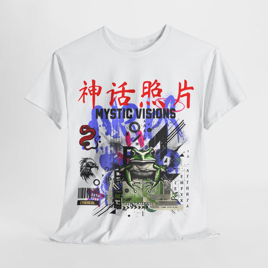 Futuristic Frog Unisex Heavy Cotton Tee