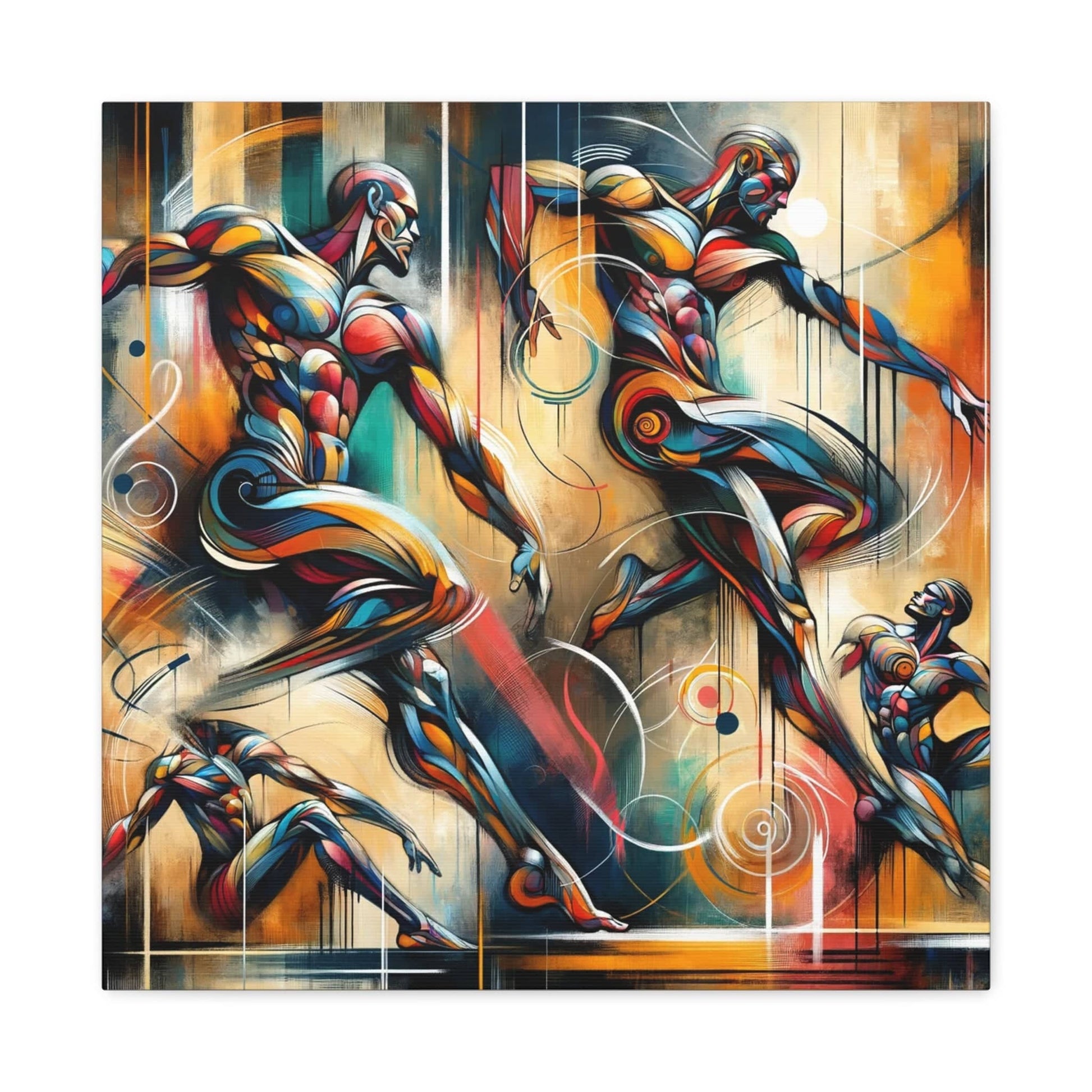 Athletic Motion Canvas Art Canvas Bigger Than Life   