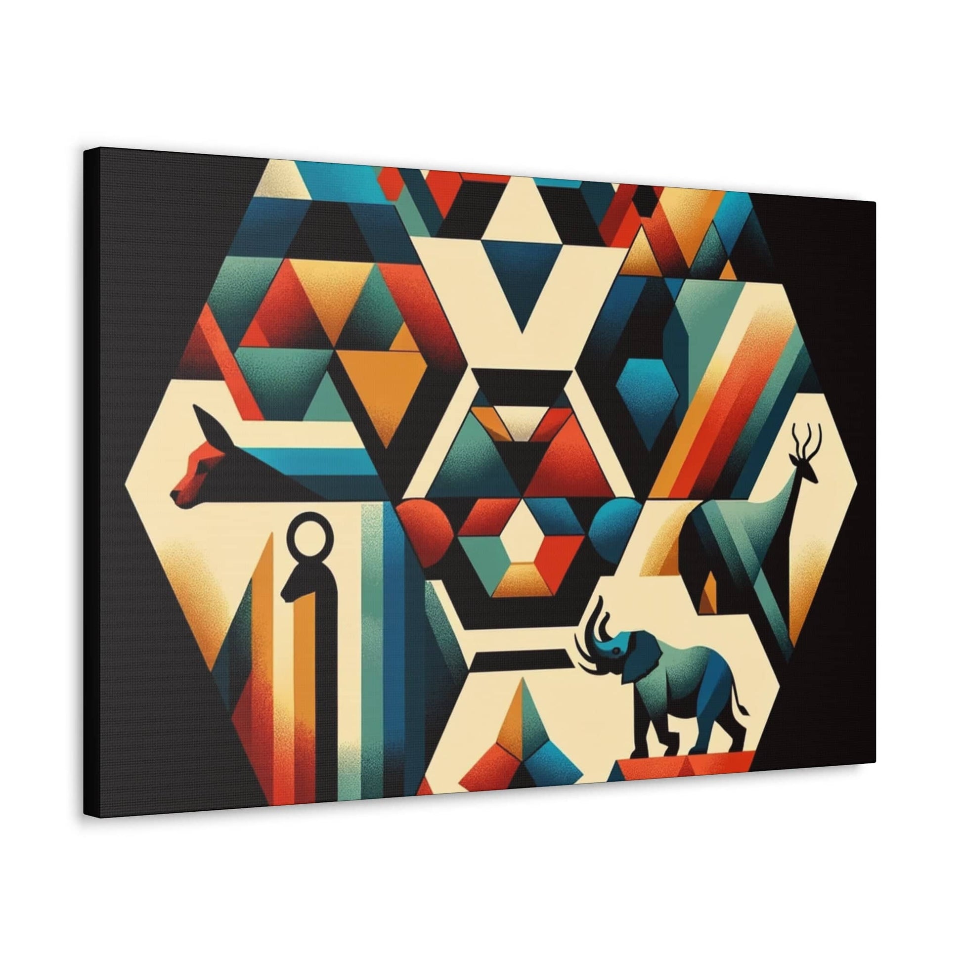 Geometric Wilderness Odyssey Canvas Canvas Bigger Than Life   