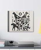 Monochrome Menagerie Canvas Art Canvas Bigger Than Life   