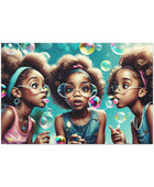 Bubble Dreams Canvas Art – A Playful Journey of Wonder and Joy