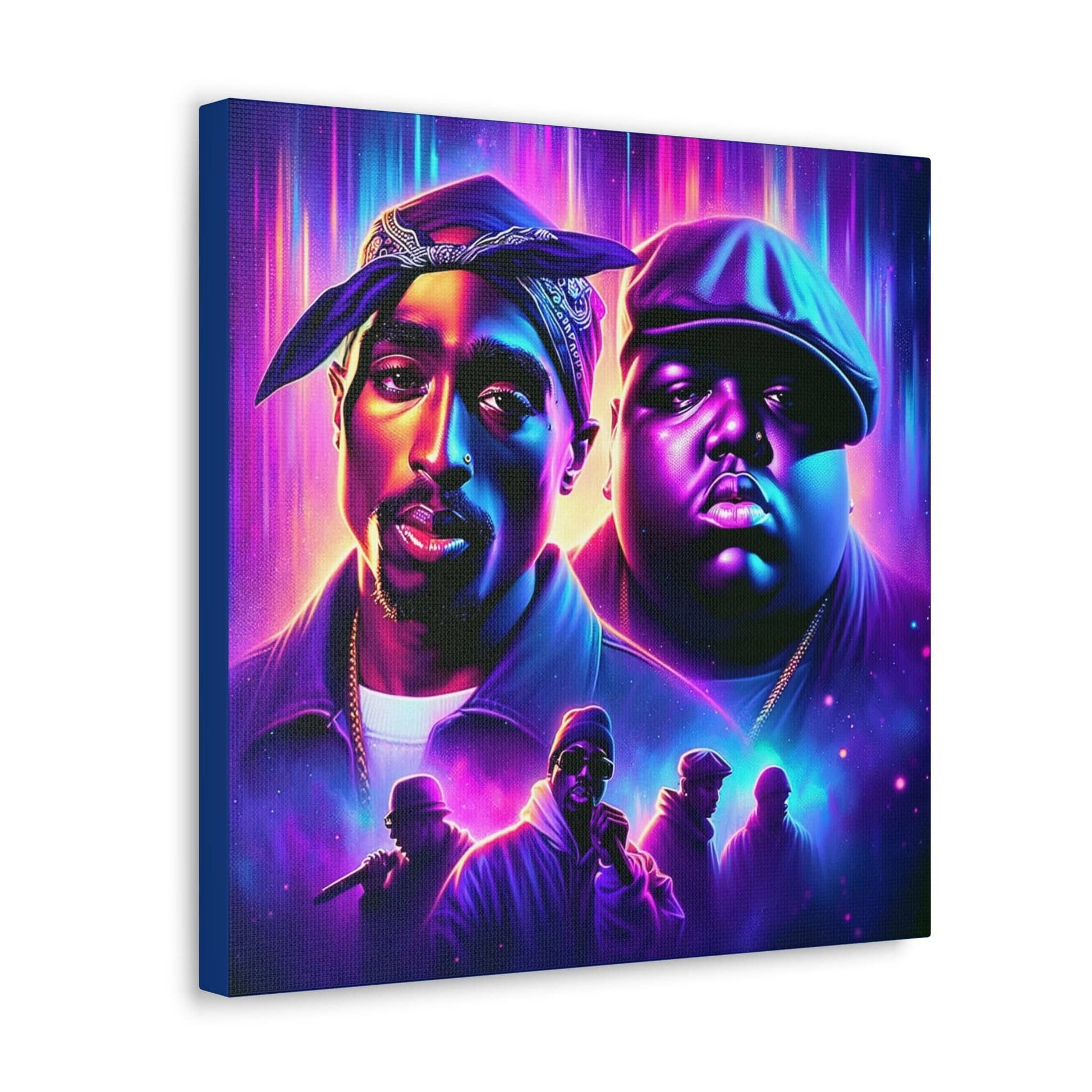 Hip-Hop Legends: The Luminaries Canvas Canvas Printify   