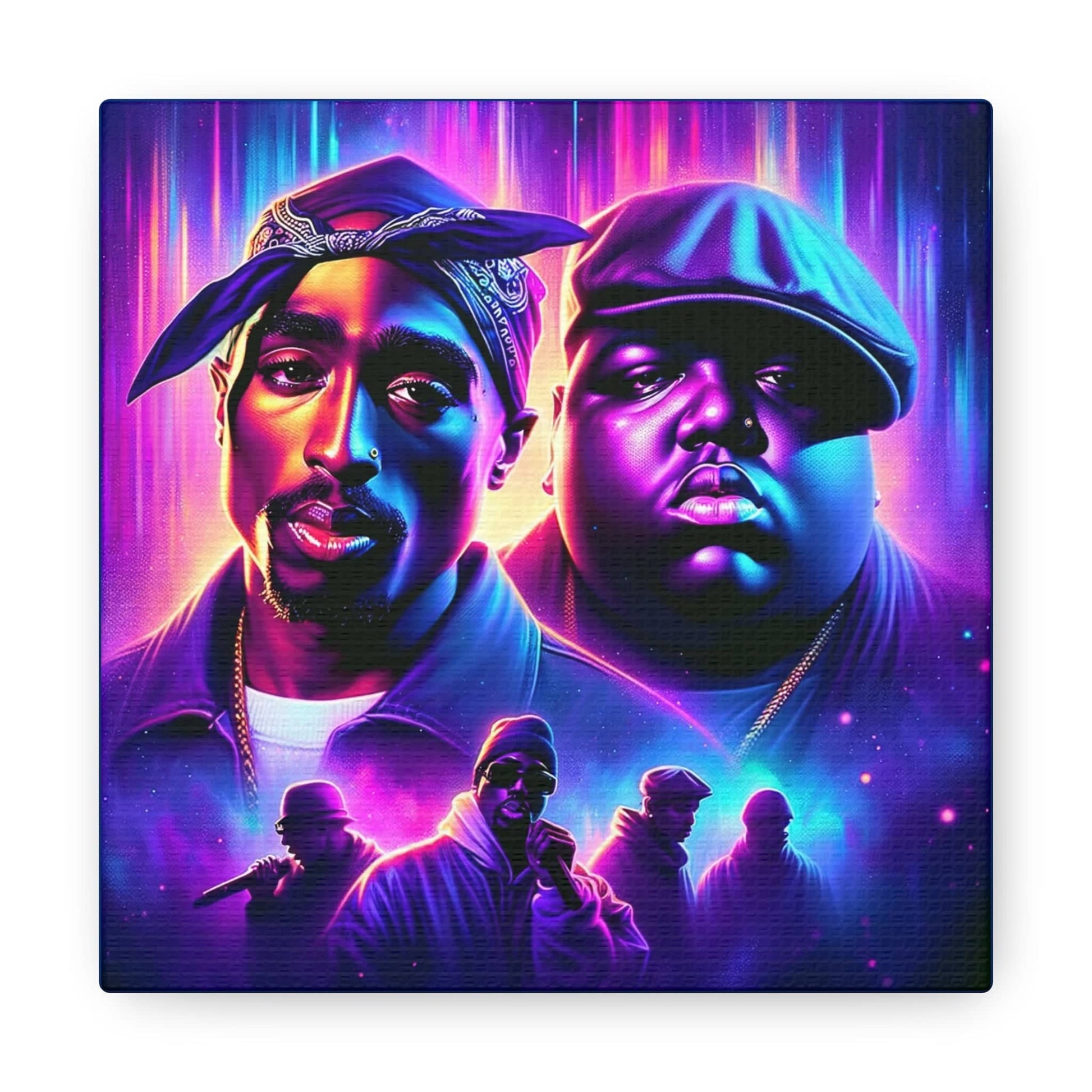 Hip-Hop Legends: The Luminaries Canvas Canvas Printify   