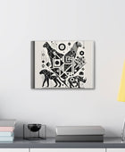 Monochrome Menagerie Canvas Art Canvas Bigger Than Life   