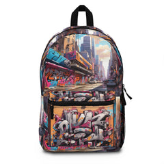 Graffiti Fusion: Urban Canvas Backpack