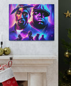 Hip-Hop Legends: The Luminaries Canvas Canvas Printify   