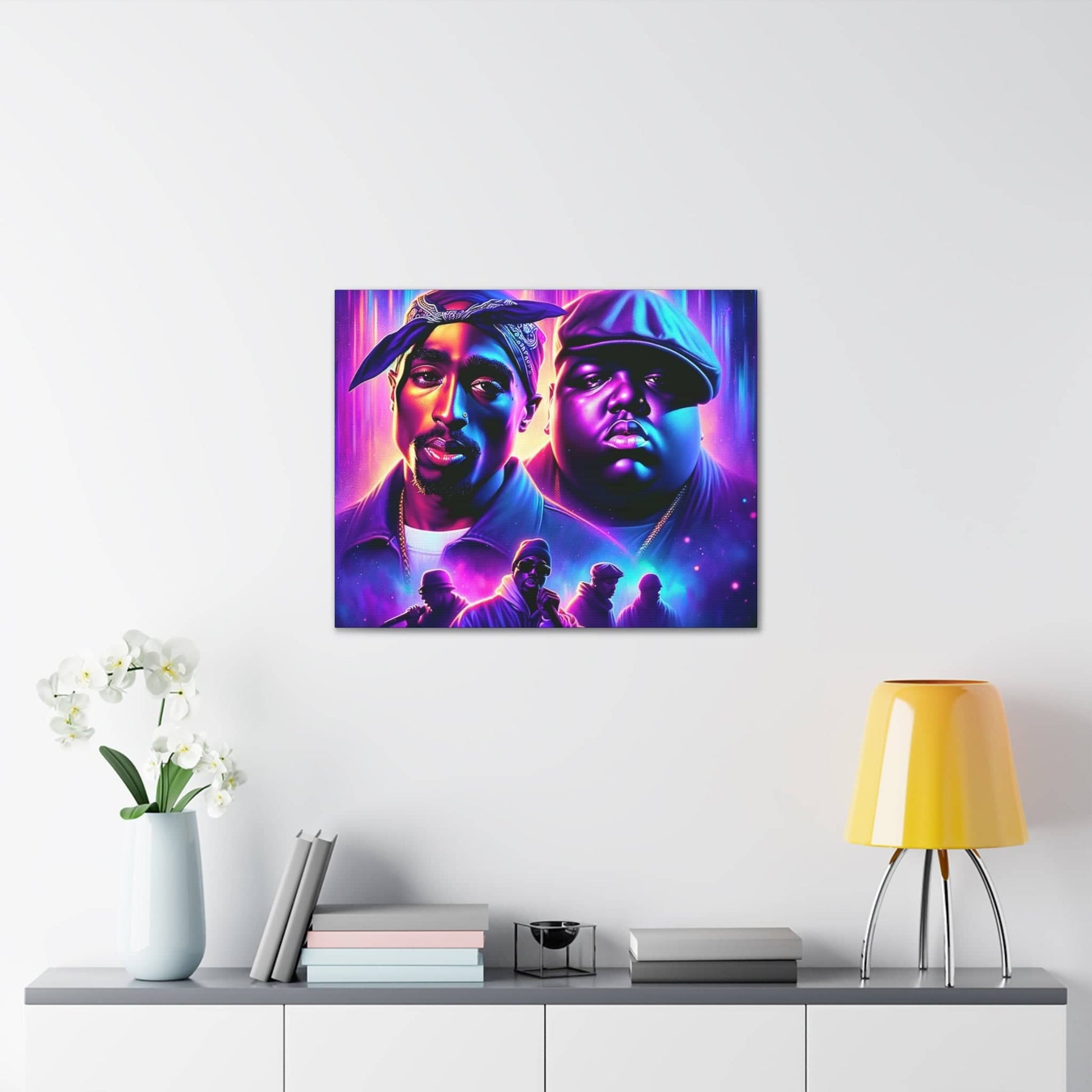 Hip-Hop Legends: The Luminaries Canvas Canvas Printify   