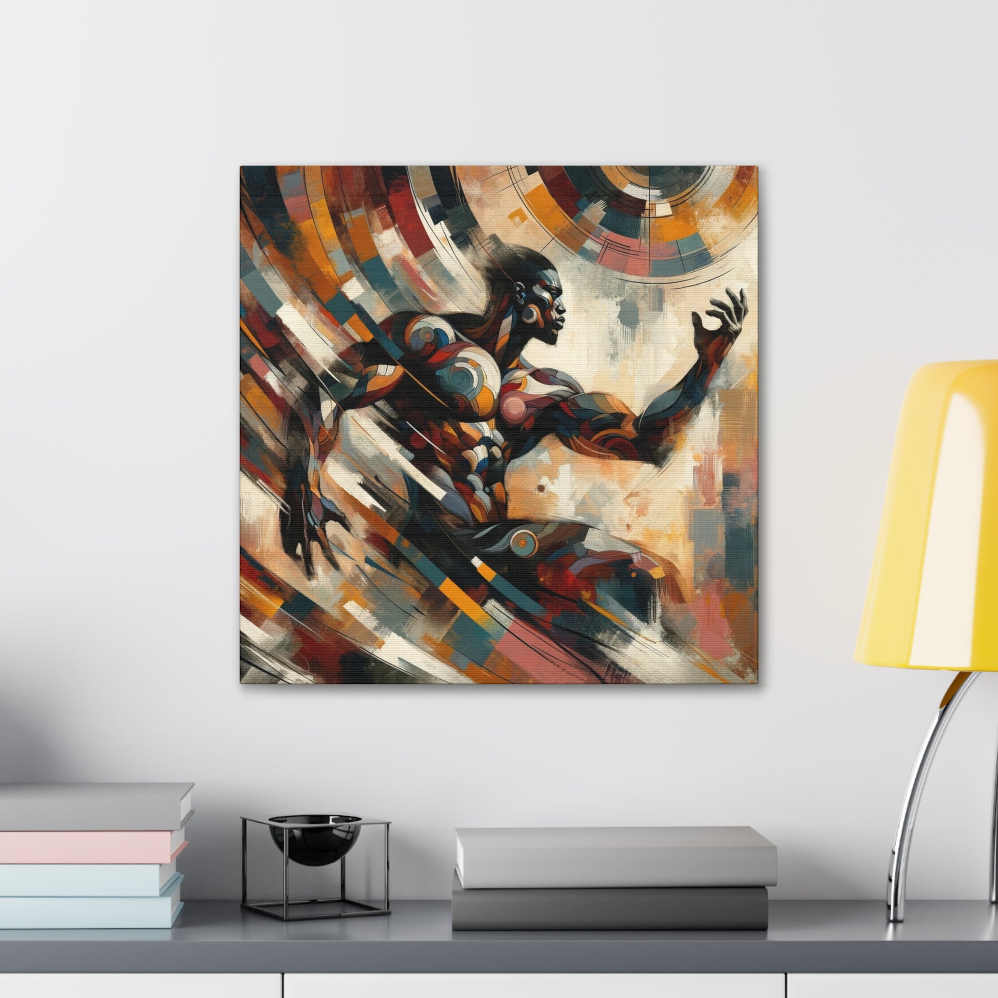 Celestial Rhythms Canvas Art: Cosmic Elegance Meets Modern Motion