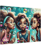 Bubble Dreams Canvas Art – A Playful Journey of Wonder and Joy