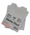 Divine Soul The Spiritual Essence Unisex Tee in M athletic heather, a versatile piece for casual wear