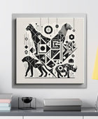 Monochrome Menagerie Canvas Art Canvas Bigger Than Life   