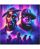 Hip-Hop Legends: The Luminaries Canvas Canvas Printify   