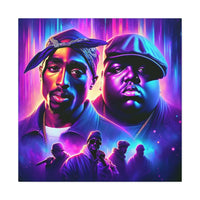 Hip-Hop Legends: The Luminaries Canvas Canvas Printify   