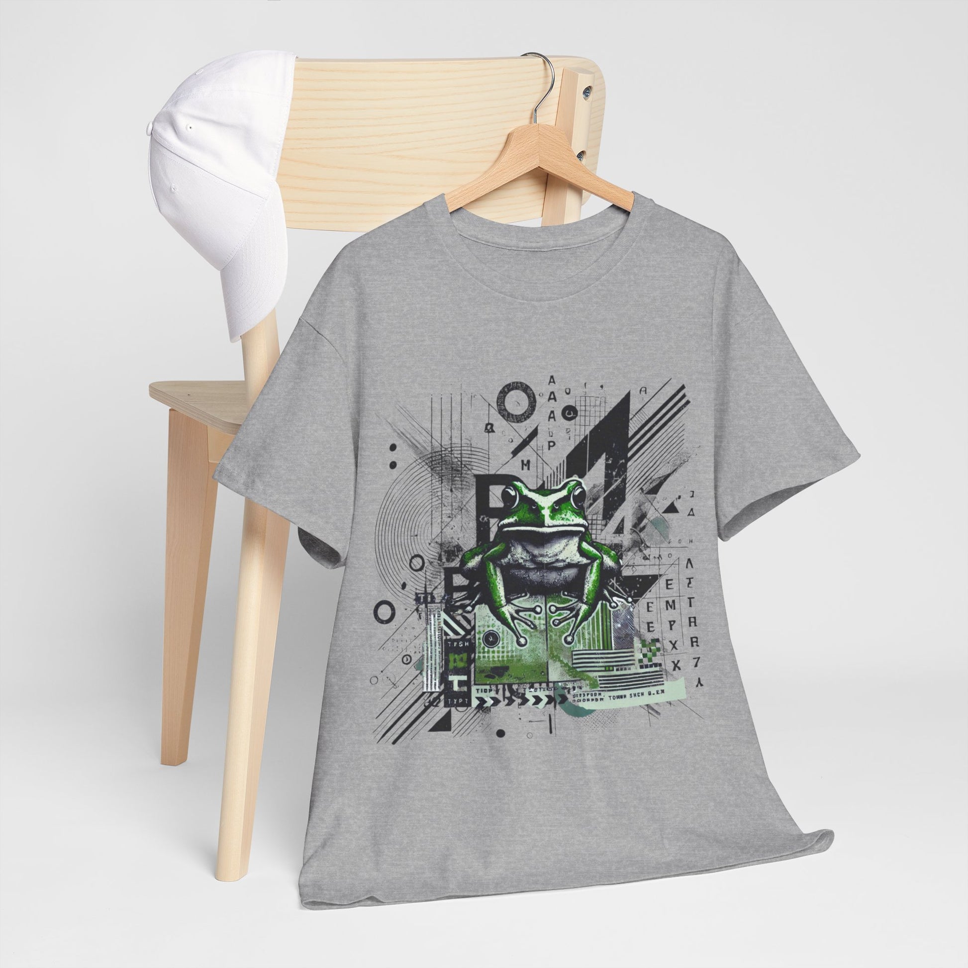 Futuristic Frog Unisex Heavy Cotton Tee