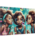 Bubble Dreams Canvas Art – A Playful Journey of Wonder and Joy