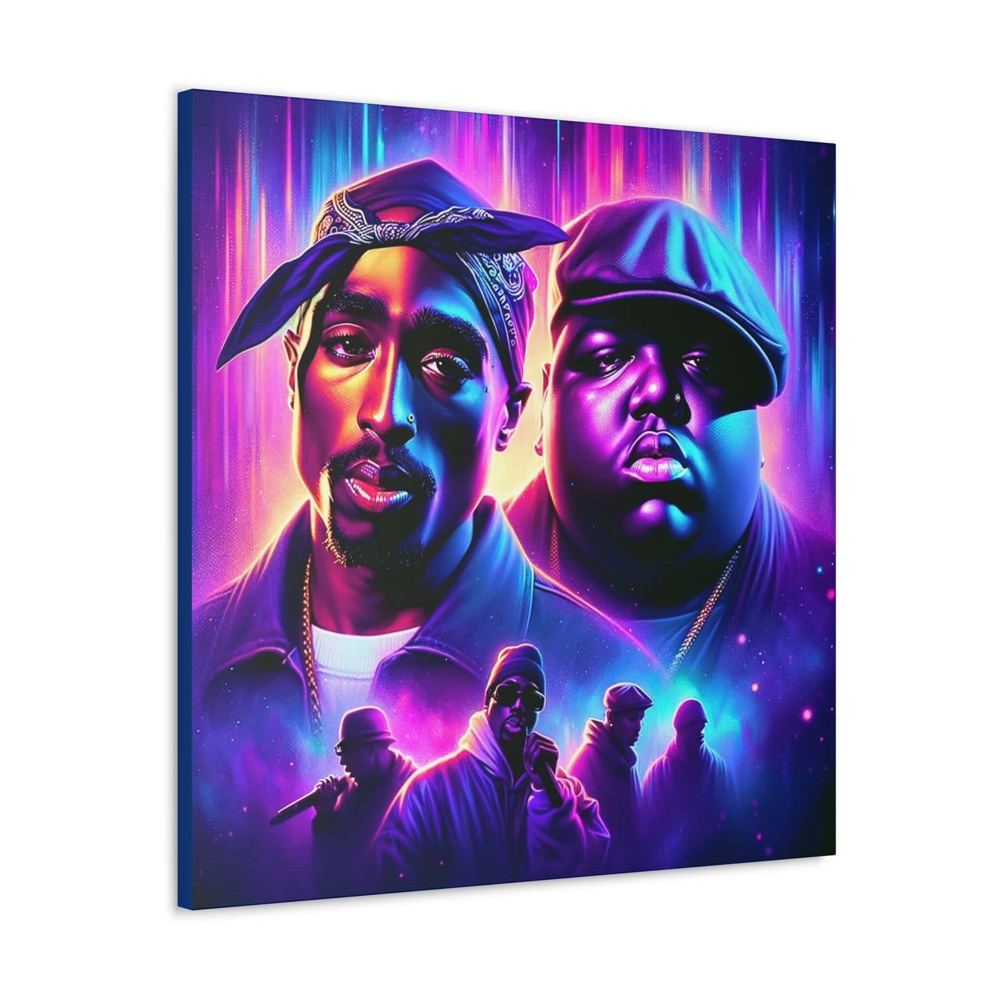 Hip-Hop Legends: The Luminaries Canvas Canvas Printify   