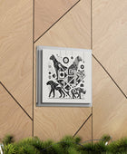 Monochrome Menagerie Canvas Art Canvas Bigger Than Life   