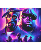 Hip-Hop Legends: The Luminaries Canvas Canvas Printify   