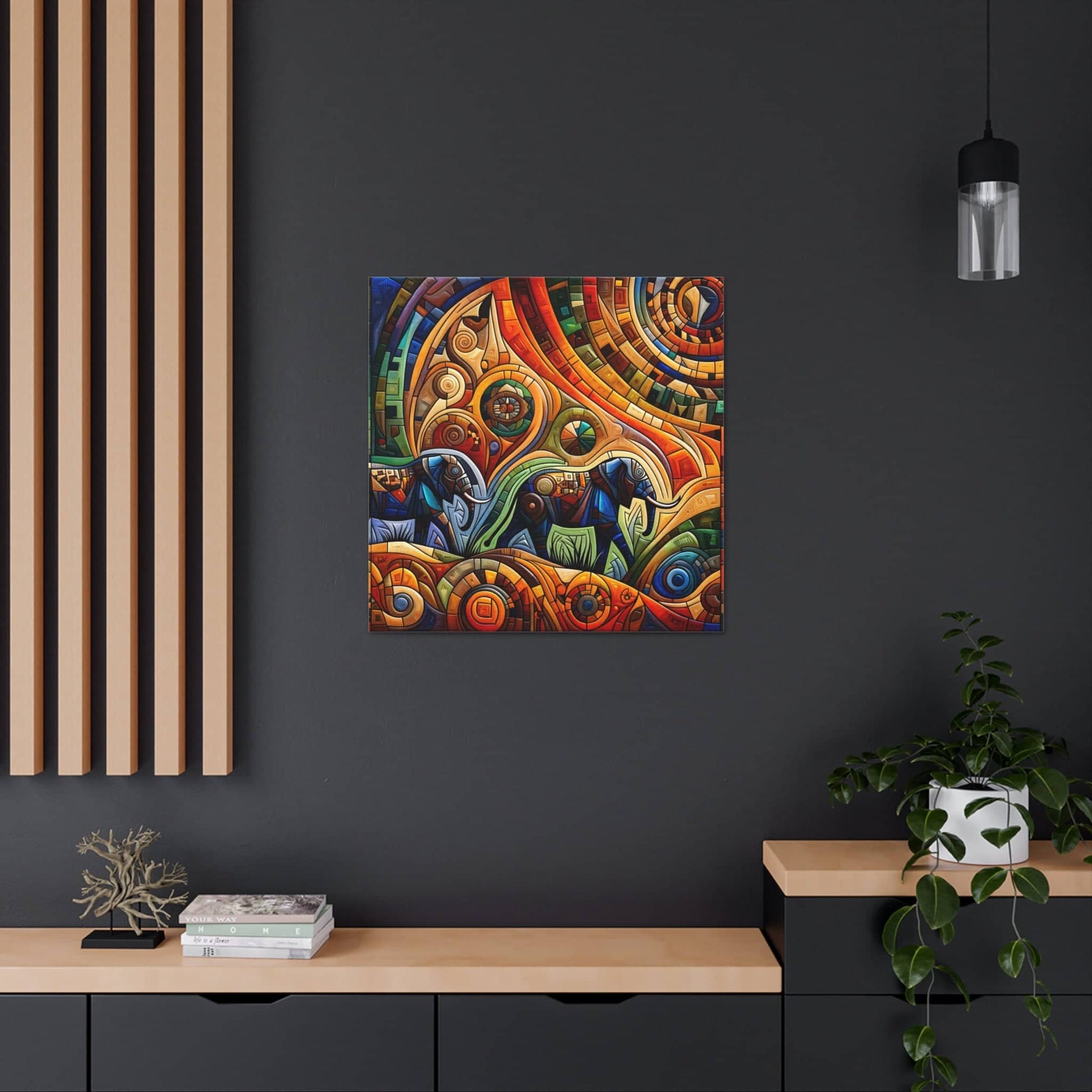 Vivid Vortex Canvas Art Canvas Bigger Than Life 30″ x 30″ 1.25" 