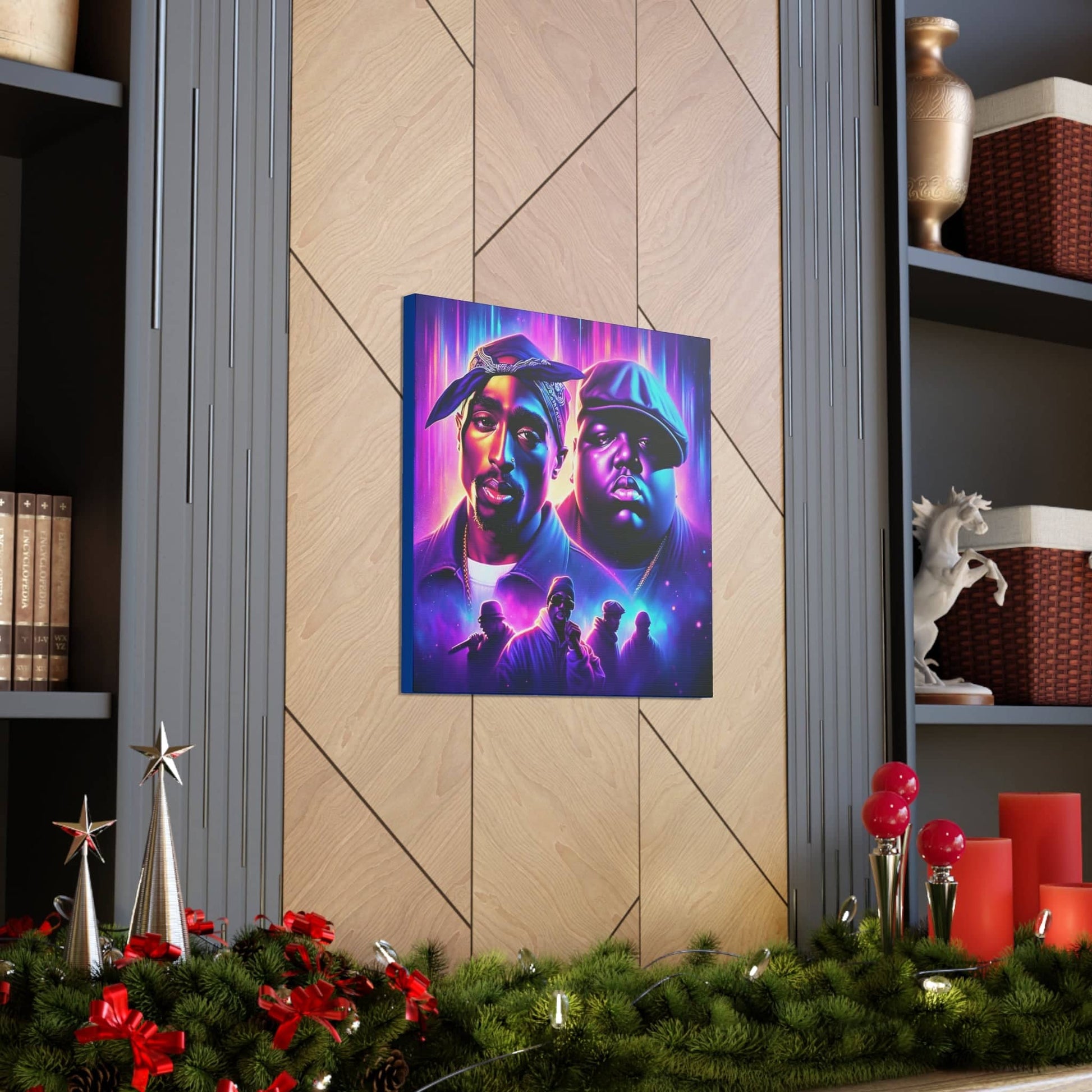 Hip-Hop Legends: The Luminaries Canvas Canvas Printify   