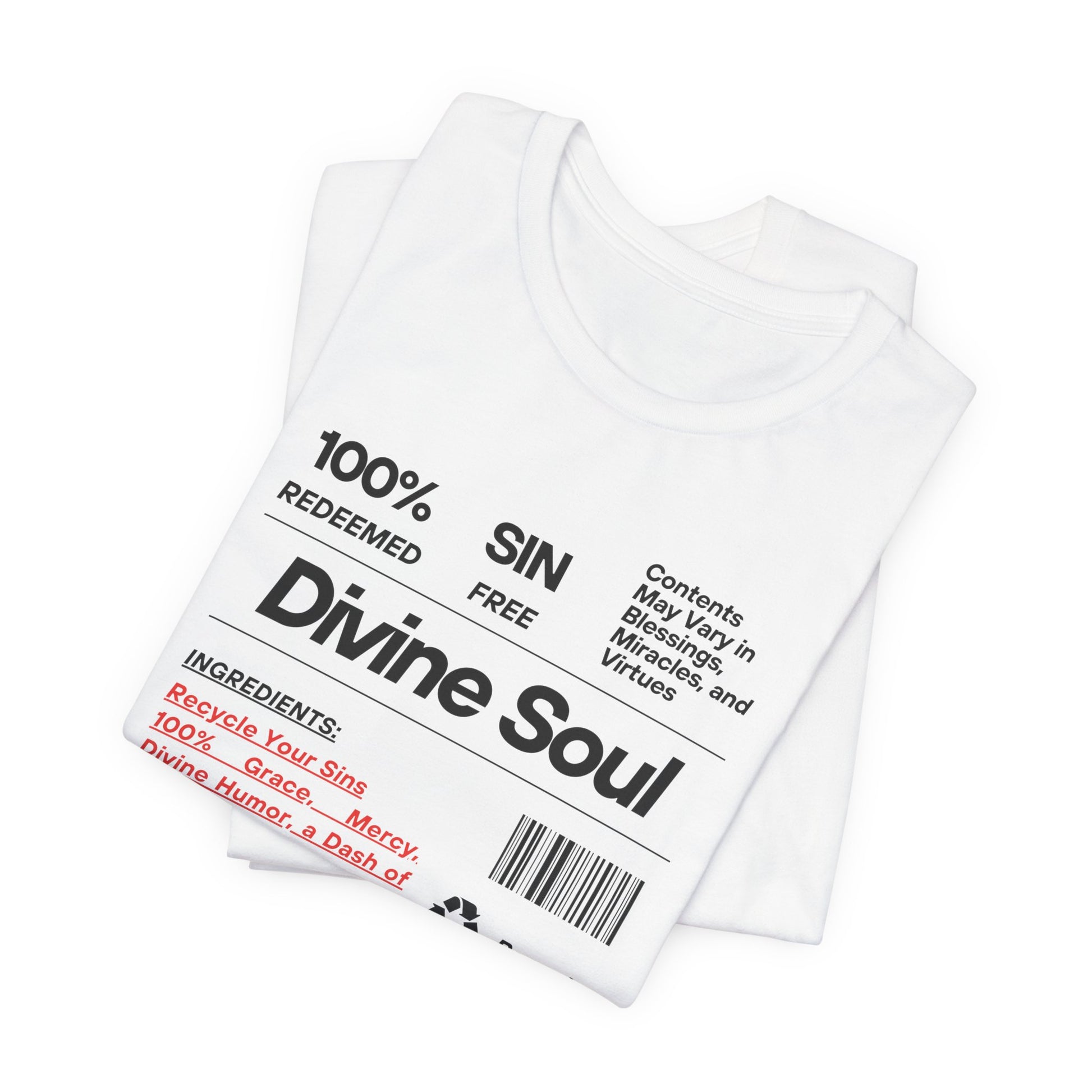 Divine Soul The Spiritual Essence Unisex Tee in M Soft cream, crafted for comfort and S style