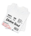 Divine Soul The Spiritual Essence Unisex Tee in M Soft cream, crafted for comfort and S style