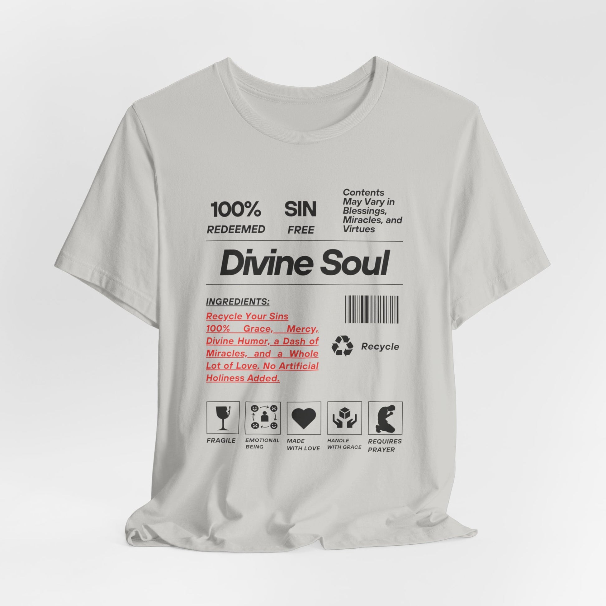 Divine Soul The Spiritual Essence Unisex Tee in S heather true royal, a must-have for everyday fashion