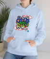 80s Baby Retro Unisex Hoodie in extra-L Light blue, a versatile piece for casual wear