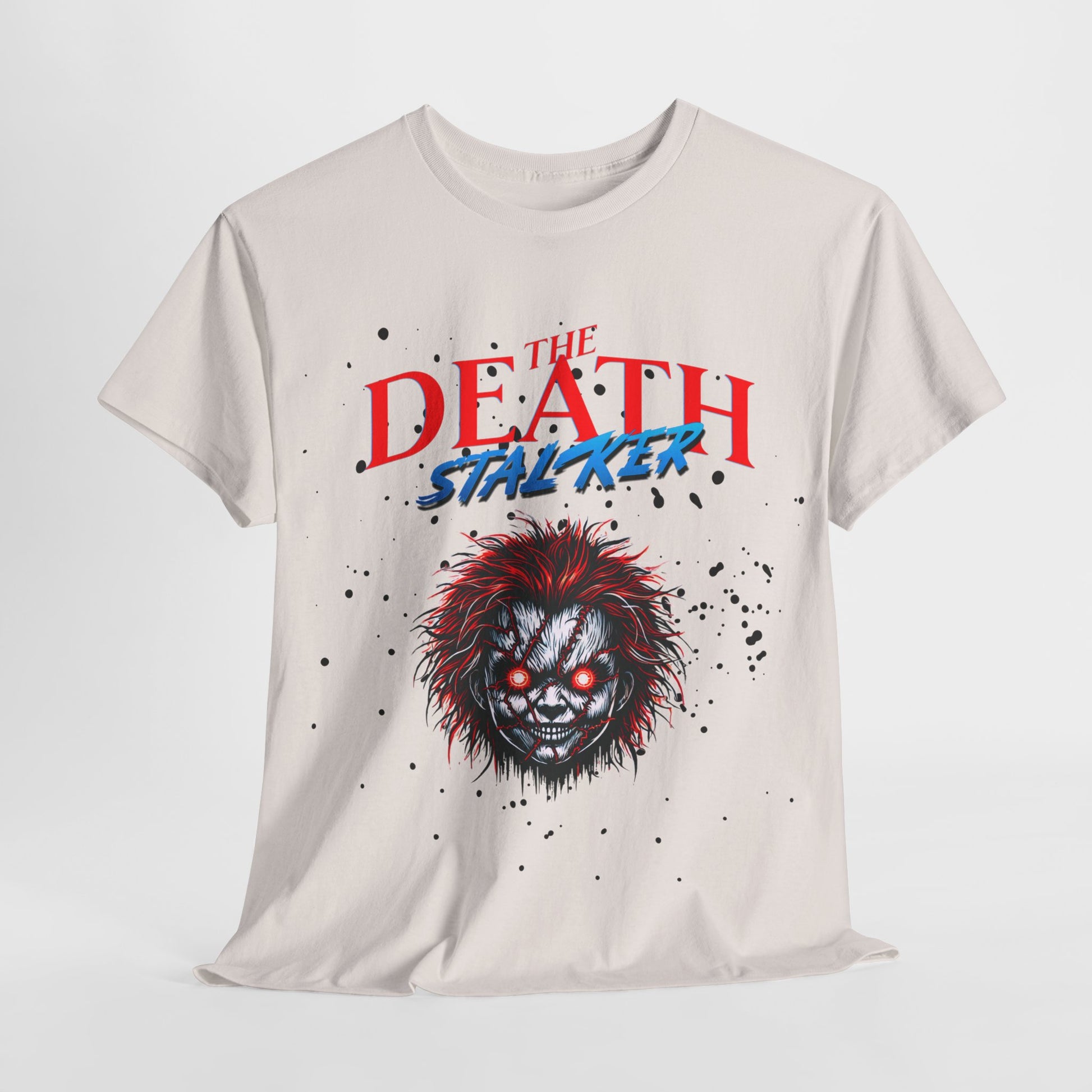 The Death Stalker Unisex Heavy Cotton Tee - Bold Horror-Inspired Design