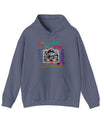 Hip Hop Bear Hoodie Unisex Heavy Blend Hooded Sweatshirt in L Light pink, a versatile piece for casual wear